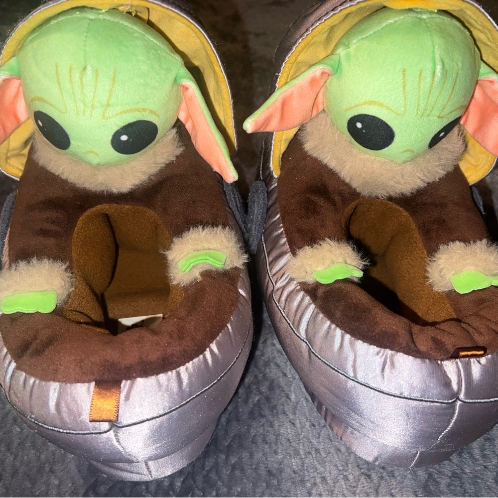 GAP Star Wars Plush Slippers with Grogu